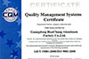 Certificat d’authentification du système de management de qualité